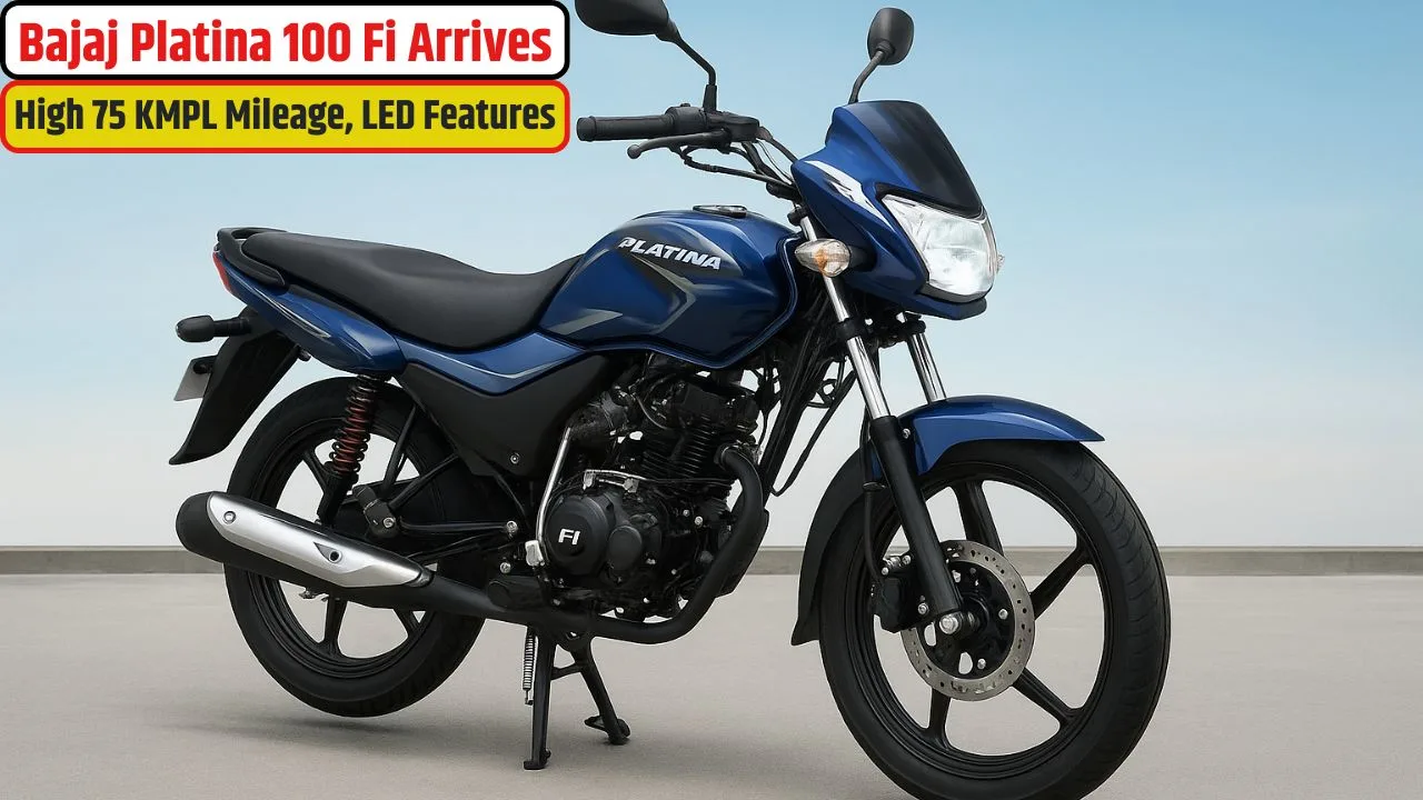 Bajaj Platina 100 Fi Arrives