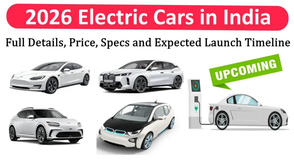 2026 Electric Cars in India