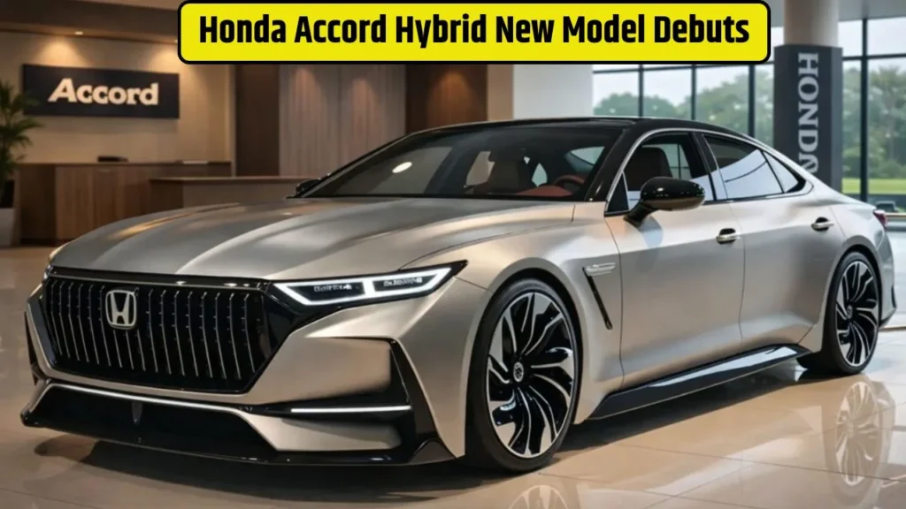 Honda Accord Hybrid New Model Debuts