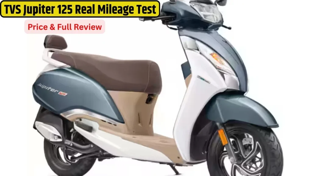 TVS Jupiter 125 Real Mileage Test