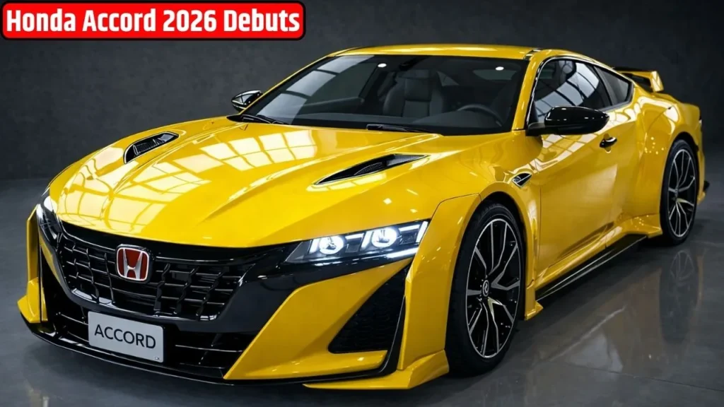 Honda Accord 2026 Debuts With